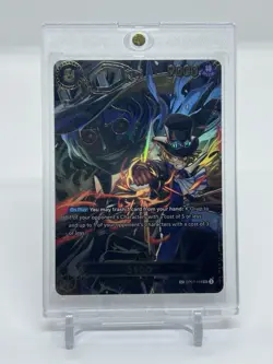 SABO One Piece OP07-118 Carrying On His Will (SP) ENGLISH SEC Secret Rare NM - Image 5