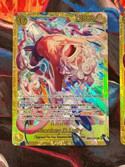 Monkey D. Luffy OP15 EB04-061 SEC ONE PIECE TCG ENGLISH NM Lot of 2 - Image 3