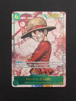 Monkey.D.Luffy OP13-118 SEC Alt Art One Piece TCG English Near Mint - Image 1
