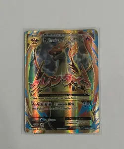 Pokemon M Charizard EX Full Art Holo Card 101/108 Evolutions English - Image 1