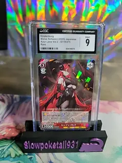 Hindenburg Weiss Schwarz Azur Lane Vol 2 S119-075 CGC 9 - Image 1
