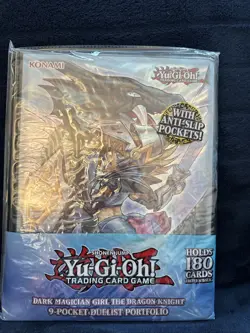 Yugioh Dark magician Girl The Dragon Knight 9 Pocket Portfolio/Binder - Image 1