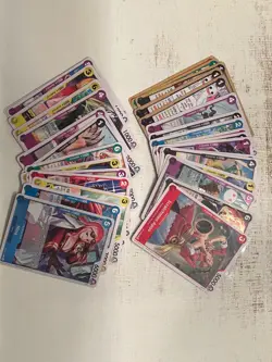 One Piece Full Art, Foil, Base Card Lot - 31 Cards - Excellent Condition - Image 1