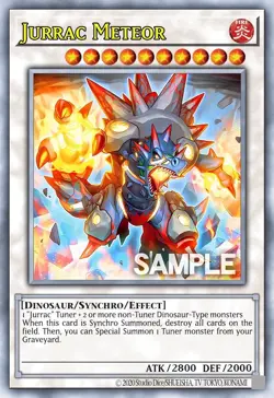 BLMM-EN150 Jurrac Meteor Alt Art Secret Rare YuGiOh Preorder - Image 1