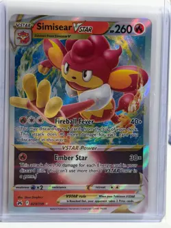 Simisear VSTAR Holo Rare | 023/159 | Crown Zenith | Pokemon Card | NM/M - Image 1