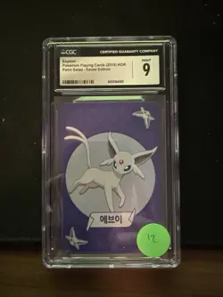 Espeon Pokemon Playing Cards (2019) Korean Point Salad Eevee Edition CGC 9 - Image 1