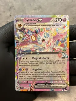 Sylveon ex 086/191 Surging Sparks Ultra Rare Full Art Pokemon Card NM - Image 5