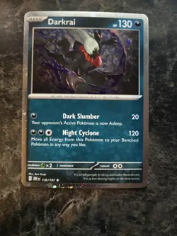 Pokemon TCG Darkrai - 136/197 - Cosmos Holo - Obsidian Flames - NM Card - Image 1