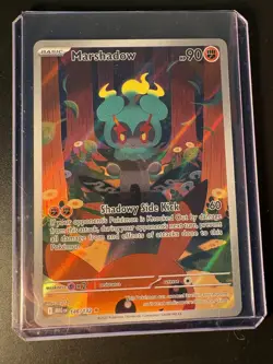 Pokemon TCG Me01: Mega Evolution Holo Marshadow 146/132 Illustration Rare NM - Image 3