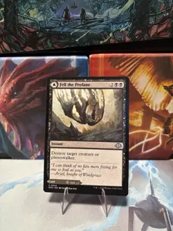 Fell the Profane Fell Mire Foil Modern Horizons 3 Near Mint Condition - Image 1