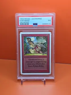 🔴🔴🔴 1993 Magic The Gathering EARTHBIND UNLIMITED VINTAGE PSA 7 🔴🔴🔴 - Image 1