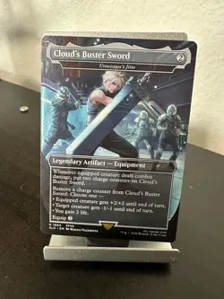 Magic MTG - Cloud's Buster Sword - Umezawa's Jitte - Secret Lair Drop - Image 1