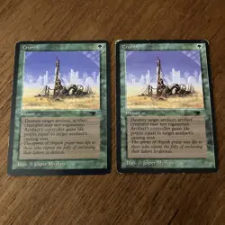 1994 2x °Crumble° Antiquities: Magic the Gathering - Mtg - Image 1