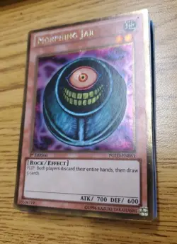 Morphing Jar 1st Edition - Premium Holo Foil Rare Yugioh Card Gold NA English - Image 1