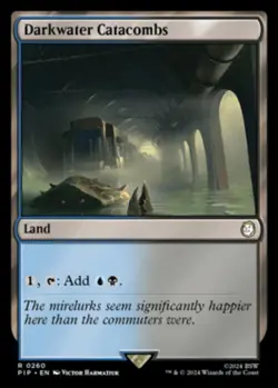 4x Darkwater Catacombs x4 - Universes Beyond: Fallout (PIP) - Image 1