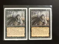 2 x ZOMBIE MASTER Vintage 3E Revised 3rd Edition MTG Magic the Gathering Black - Image 1