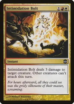 Intimidation Bolt x4 Alara Reborn 4x Playset Magic the Gathering MTG - Image 1