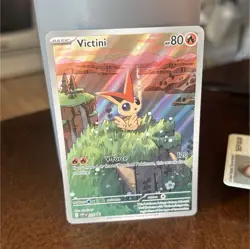 Pokemon Victini Holo SVP 209 Scarlet & Violet Promo Basic 80 HP 120 Card - Image 1