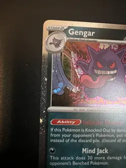 Pokemon Gengar 050/088 GameStop Promo Stamped Holo Stage 2 130 HP Mind Jack - Image 2