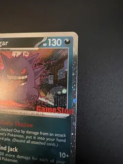 Pokemon Gengar 050/088 GameStop Promo Stamped Holo Stage 2 130 HP Mind Jack - Image 3
