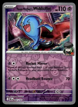 2025 Scarlet & Violet Series - Destined Rivals Team Rocket's Wobbuffet - Image 1