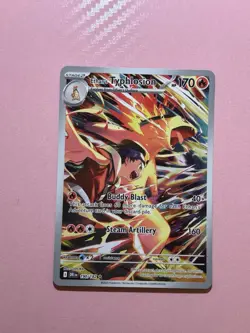 Pokemon Ethan's Typhlosion Destined Rivals 190/182 Illustration Rare 170 HP Holo - Image 1