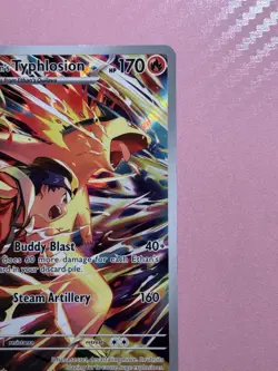 Pokemon Ethan's Typhlosion Destined Rivals 190/182 Illustration Rare 170 HP Holo - Image 2