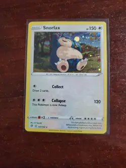 Snorlax 141/192 Cosmos Holo Rare 2020 Pokemon Rebel Clash - Image 1