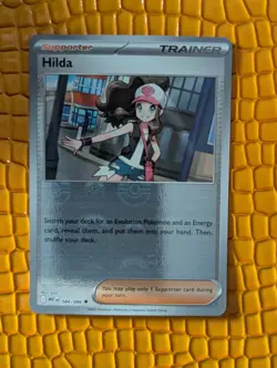 2025 Pokemon TCG - Hilda White Flare Pokeball Pattern 084/086 NM - Image 1