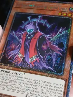 PSR The Phantom Knights of Ancient Cloak RA04-EN263 NM 1st Ed. Yugioh - Image 2