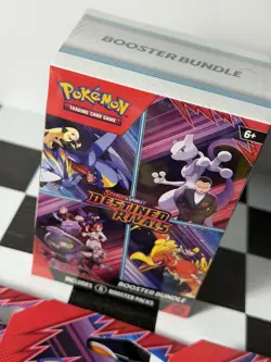 Pokemon TCG DESTINED RIVALS Booster Bundle & 4 Sleeved Art Set - 10 packs total - Image 4