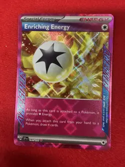 Holo Enriching Energy 191/191 ACE SPEC Rare Surging Sparks Pokemon TCG - Image 1