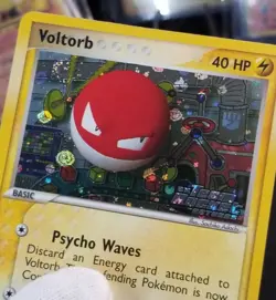 [LP] Swirl! English Voltorb 80/109 Team Rocket Returns Reverse Holo 2004 Pokemon - Image 1