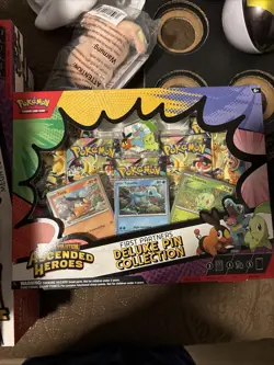 Pokemon Mega Evolution: Ascended Heroes First Partners Deluxe Pin Collection Box - Image 1