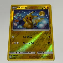 2019 Pokemon Pikachu 56/236 Reverse Holo Unified Minds - Image 1