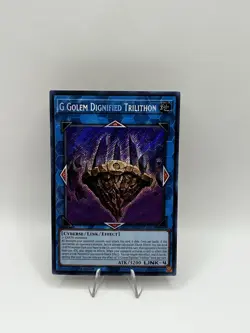 G Golem Dignified Trilithon BLCR-EN045 1st Ed Secret Rare NM YuGiOh! - Image 1