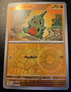 Larvitar 047/131 Reverse Holo Common Prismatic Evolutions Pokemon TCG - Image 1