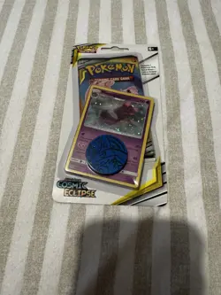 Pokemon Sun And Moon Cosmic Eclipse Coin Promo Blister Pack Factory Sealed - Image 1