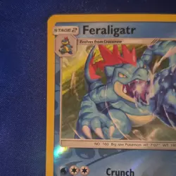 Pokemon TCG Shining Legends Feraligatr 20/73 Reverse Holo Uncommon English 2017 - Image 2