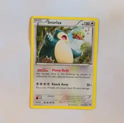 Pokemon Snorlax Breakthrough 118/162 Uncommon Regular Basic 120 HP Plump Body - Image 1