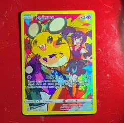Pokemon Dedenne Swsh09 Brilliant Stars TG07/TG30 Ultra Rare Holo Psychic 70 HP - Image 1