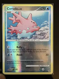 Pokemon Corsola Secret Wonders 84/132 Reverse Holo Common Basic 70 HP English - Image 1