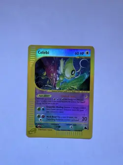Pokemon TCG Skyridge Celebi 145/144 Secret Rare Reverse Holo - Image 1
