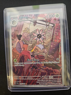 Pokemon TCG: Lileep 145/142 SV: Stellar Crown Illustration Rare - Image 1
