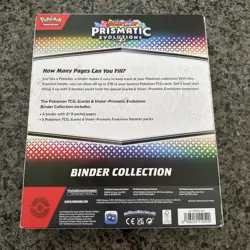 Pokemon TCG: Scarlet & Violet Prismatic Evolutions Binder Collection New Sealed - Image 2