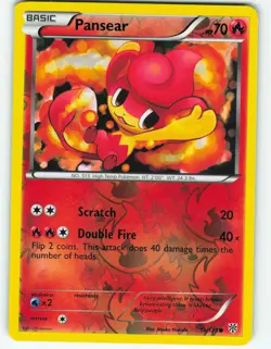 Pansear - Reverse Holo - 19/135 Plasma Storm - Pokemon TCG - 2013 - Image 1