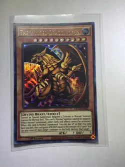 Yugioh The Winged Dragon of Ra KICO-EN065 Ultra Rare Pharaoh's Rare 1st Ed. LP - Image 1