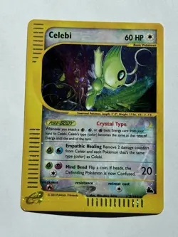 Pokemon Celebi Skyridge Holo 145/144 | Very clean!! - Image 2