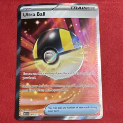 Pokemon Ultra Ball Full Art Holo Ultra Rare Trainer ASC 264/217 - Image 1