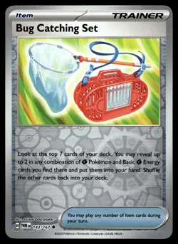 BUG CATCHING SET 143/167 UNCOMMON TWILIGHT MASQUERADE POKEMON - Image 1